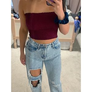 Crop tube top
